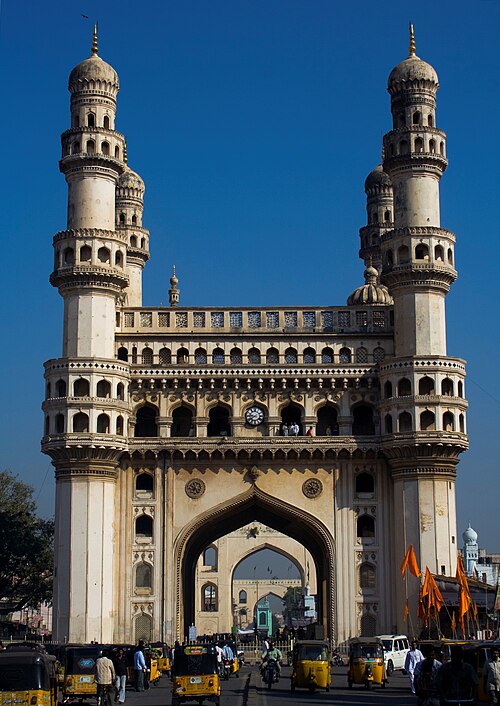 Famous landmark in Telangana — Charminar, Hyderabad